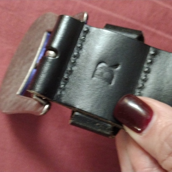 Banana Republic Leather Studded Belt EUC Size Extra Large - Picture 7 of 8